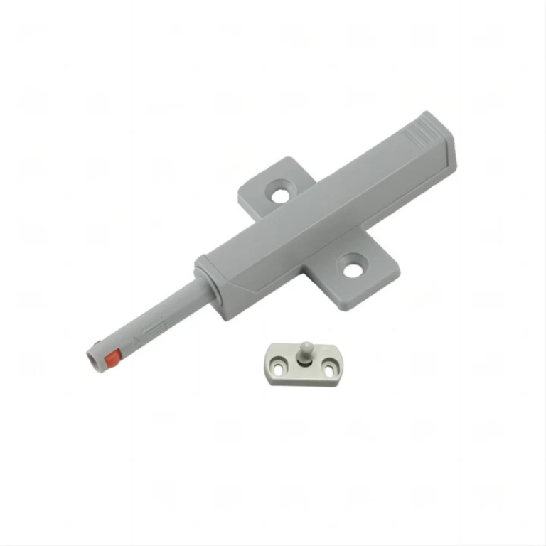 Push-to-Open Housing w 2 Holes - Grey